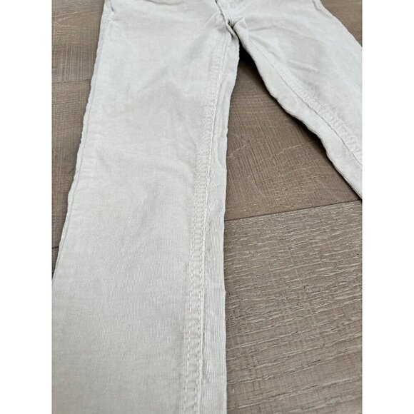 Justice White Corduroy Straight-Leg Girls Pants Size 8R - Picture 3 of 4